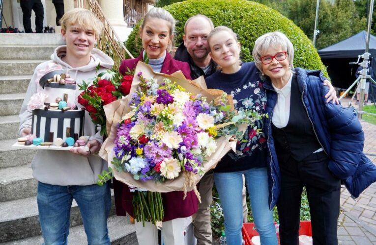 Sabina Laurinová zažila narozeninové překvapení přímo na place