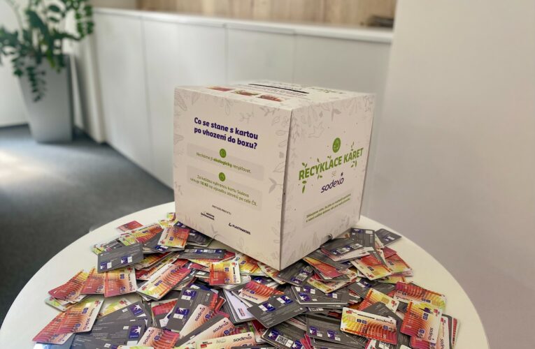 Sodexo: Zrecyklované benefitní karty najdou nové ekologické využití