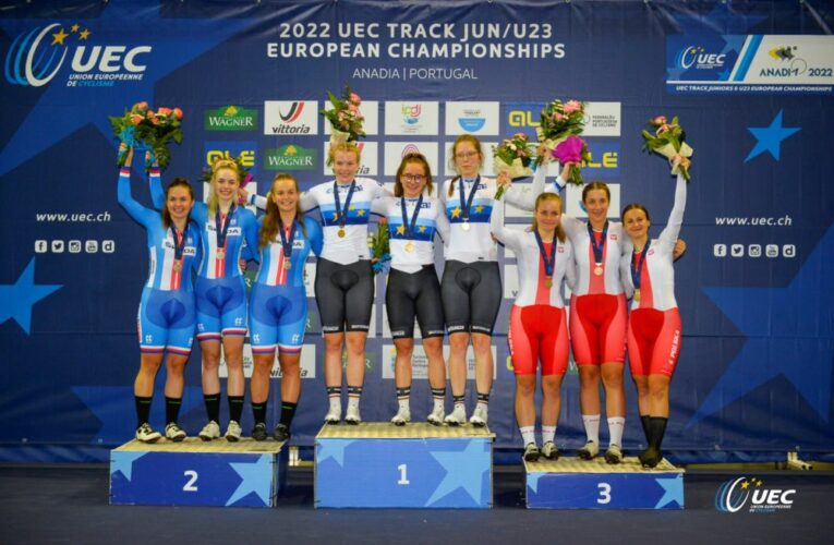 České dráhové juniorky mají stříbro na ME v týmovém sprintu