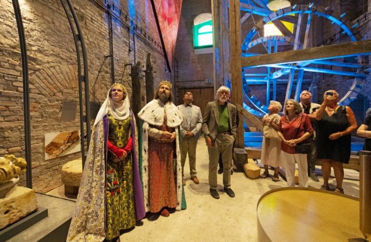 Expozice Středověké stavební stroje