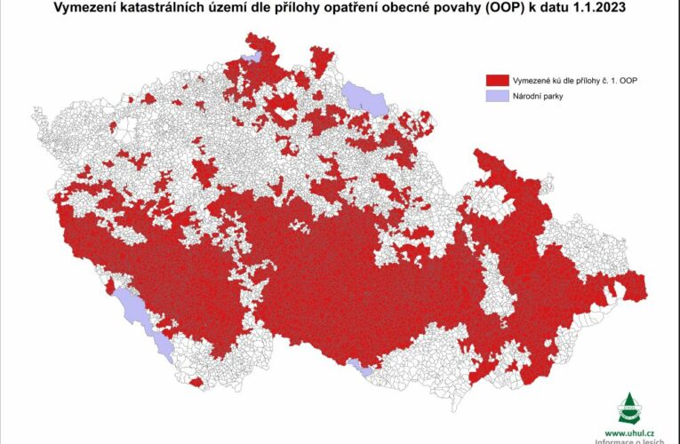 Přestože kůrovcová kalamita ustupuje, vznikají nové takzvané červené zóny