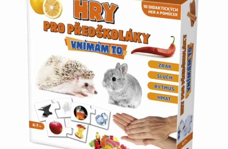 Soubor her pro předškoláky – Vnímám to – získal titul Hračka roku