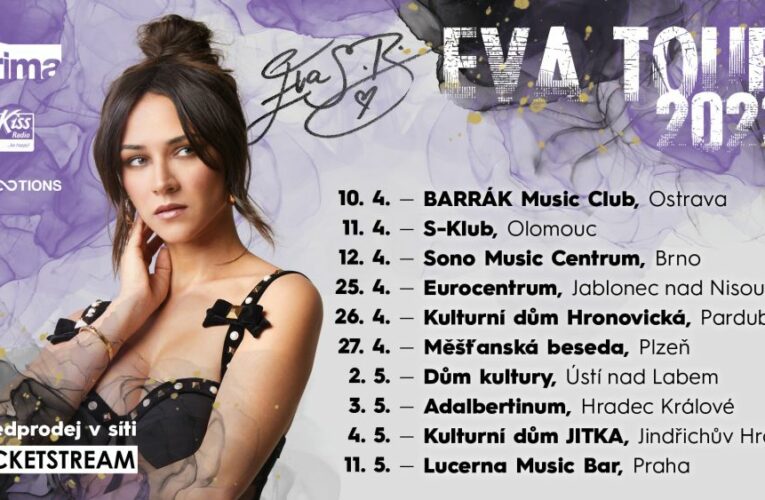 Eva Burešová rozjede vlastní koncertní šňůru – EVA TOUR 2023