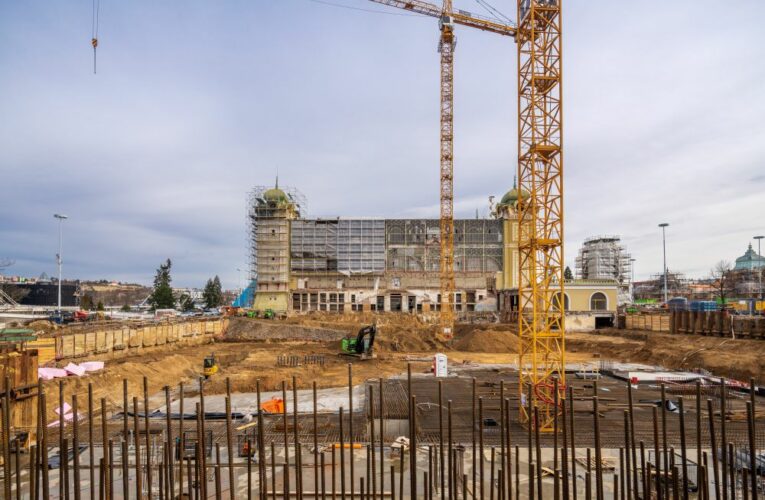Rekonstrukce Průmyslového paláce má za sebou první rok. Další na řadě je ocelová konstrukce