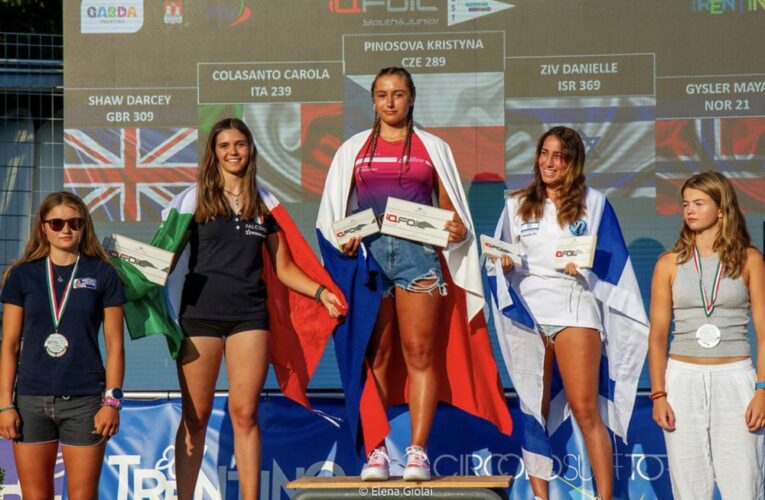 Titul mistryně Evropy pro Kristýnu Piňosovou, členku RODOP iQFoil Teamu