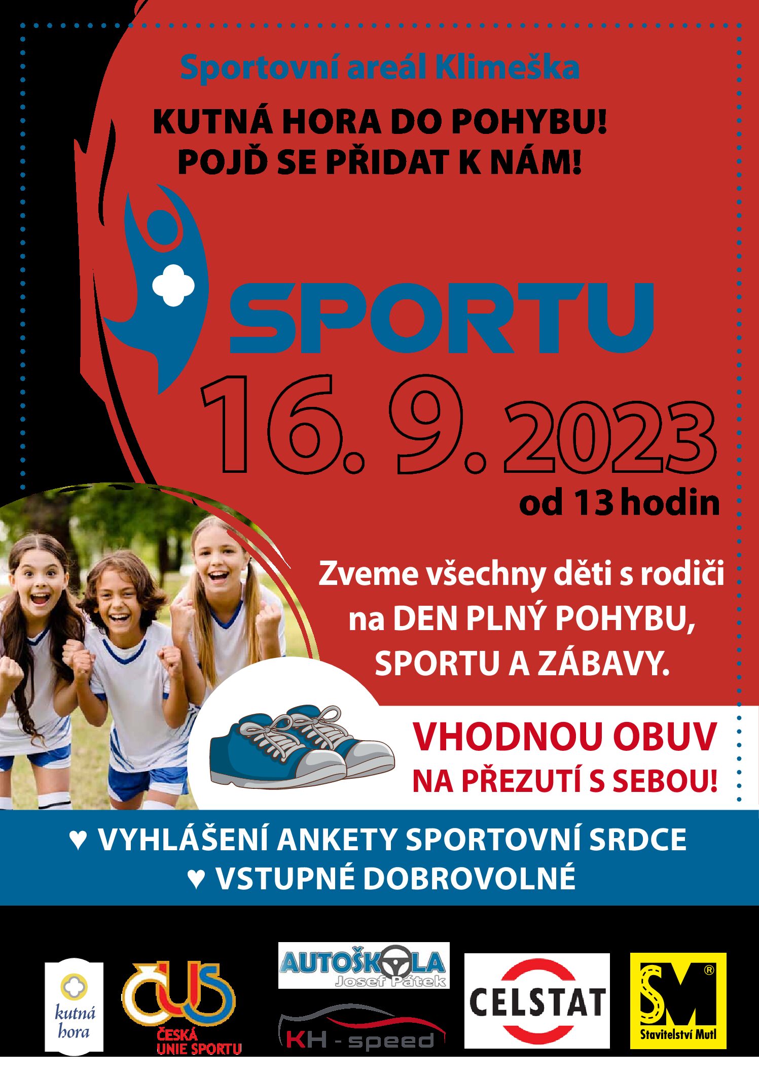 Kutná Hora v září ožije festivalem sportu