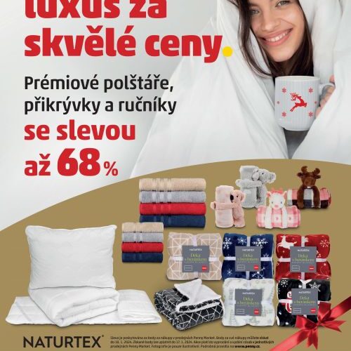 HUŇATÉ A HŘEJIVÉ DEKY Z PENNY NA VÁNOCE ZAHŘEJÍ