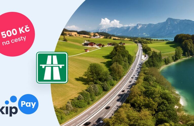 Pětistovka na dálniční známku nebo mýtné, tisícovka na palivo po celém světě a až padesát tisíc rezerva– Skip Pay přináší letní cestovatelský balíček