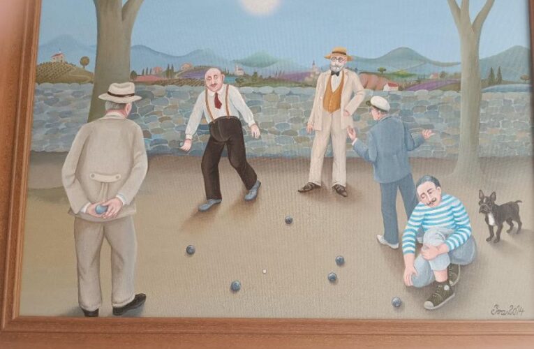 Obrázky Ivy Hüttnerové ve Františkových Lázních