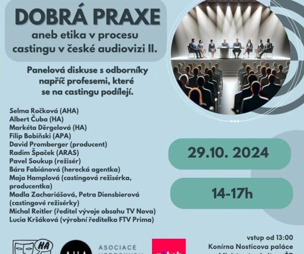 Odborníci napříč profesemi budou hledat dobrou praxi v procesu castingu
