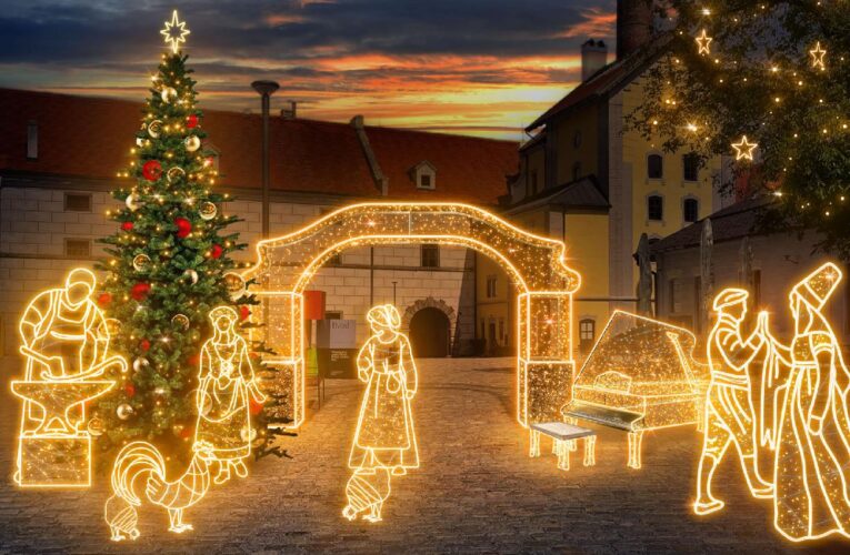 Světelný park rozzáří Český Krumlov