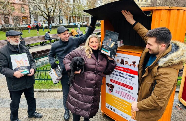 Praha 2 se ke světovému svátku dárcovství Giving Tuesday připojila již posedmé