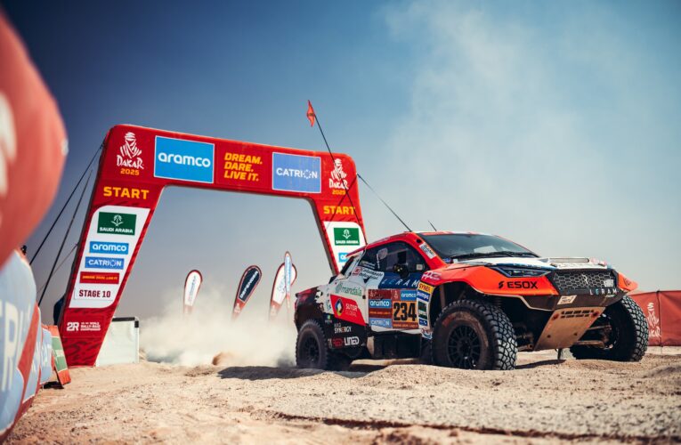 Dakar zamířil do čtvrté největší pouště světa, Aliyyah Koloc zazářila devátým místem v etapě