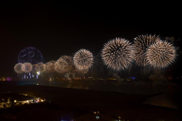 RAS AL KHAIMAH VSTUPUJE DO ROKU 2025 S REKORDNÍ SILVESTROVSKOU SHOW DRONŮ A OHŇOSTROJŮ