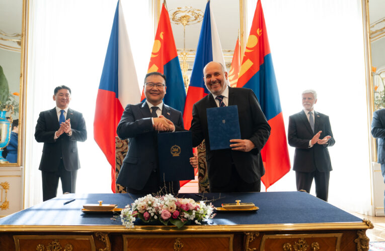 Mongolský prezident pojmenoval klisnu koně Převalského v Zoo Praha