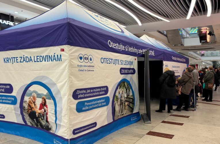 Na kontrolu ledvin přišlo 410 Pražanů