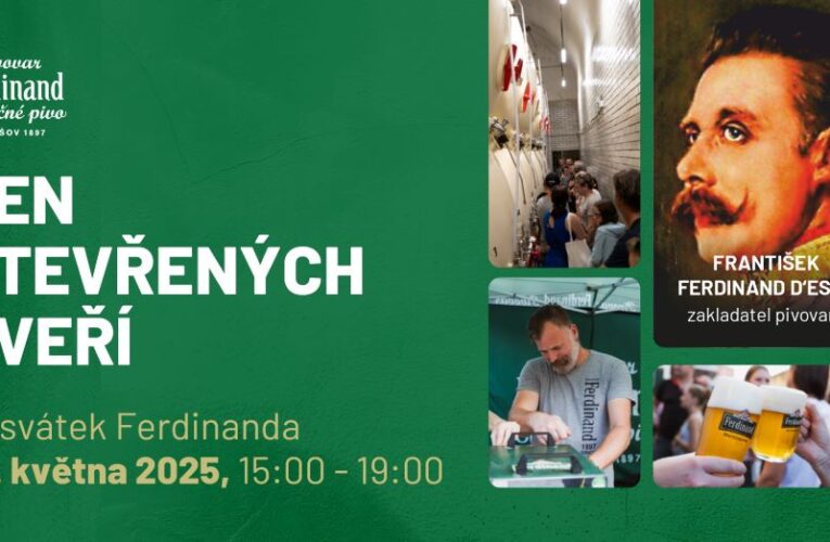Pozvani na den otevřených dveří pivovaru Ferdinand