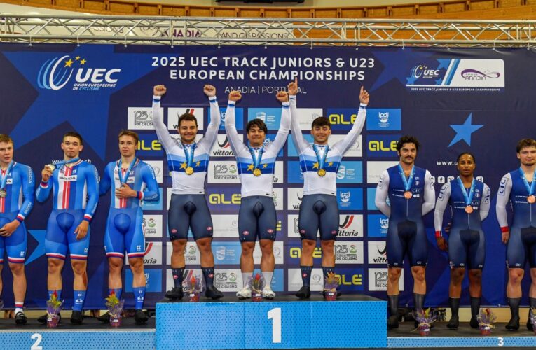 Muži U23 v týmovém sprintu vybojovali na ME stříbro