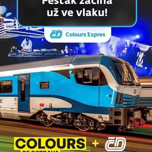 Pozítří dopoledne vyráží Colours Expres směr Ostrava!