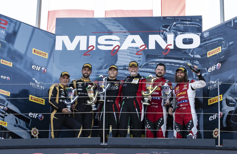 Bronzové Misano: Mičánek Motorsport veze cenné body a pevnější pozici v seriálu GT2 Třetí místo, které má cenu podobnou jako předchozích pět vítězství.