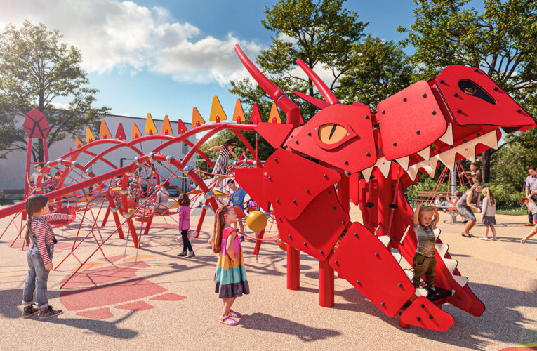 Dětské hřiště U Draka v Riegrových sadech  získá novou podobu