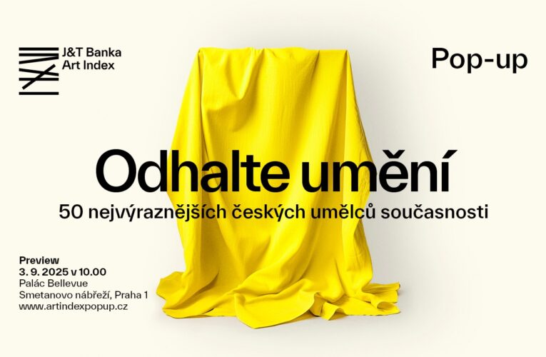 Čtyři dny, jeden prostor, desítky děl od nejlepších českých umělců. Art Index Pop-up odhalí velrybí kostru, sbírku zlozvyků a další umění, které promění palác Bellevue na Smetanově nábřeží v galerii