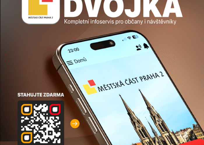 Praha 2 spouští novou mobilní aplikaci Dvojka. Občanům nabídne praktické služby i aktuální informace
