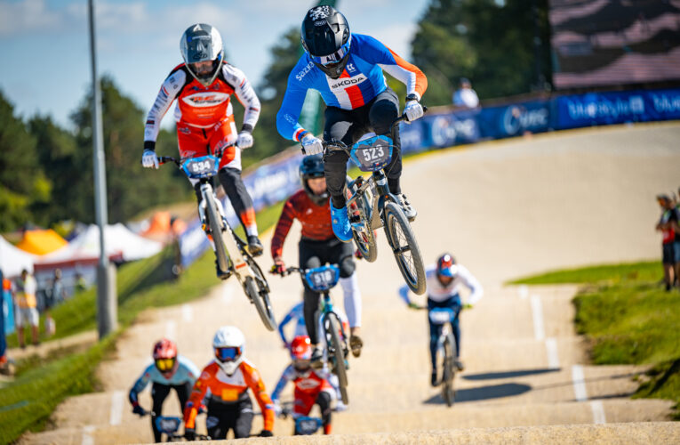 Češi na stupních vítězů při domácím EP v BMX