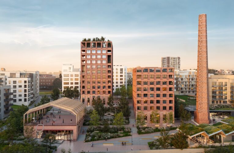 Třetí etapa Modřanského cukrovaru s náměstím je ve výstavbě, polovina nabídky je již prodaná