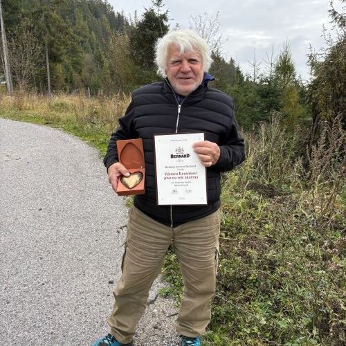 Správce horské chaty Viktor Beránek získal ocenění za službu lidem