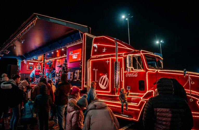 Vánoční kamion Coca-Cola opět přijíždí do Česka