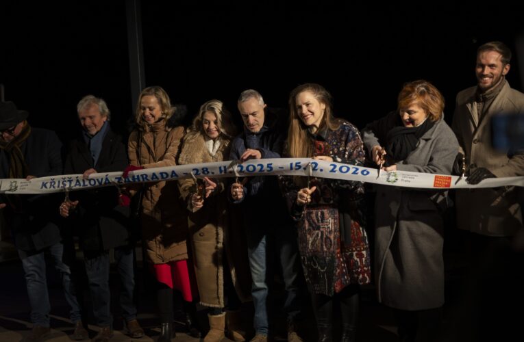 V Troji se rozzářila Křišťálová zahrada. Zimní expozice botanické zahrady ožívají skleněnou symfonií