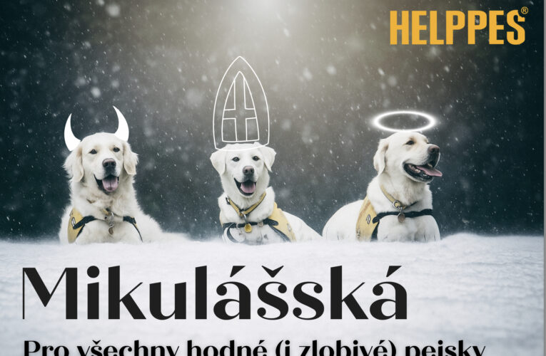 Helppes zve všechny milovníky psů na jedinou Mikulášskou v Česku, kde jsou hlavními hvězdami naši čtyřnozí kamarádi.
