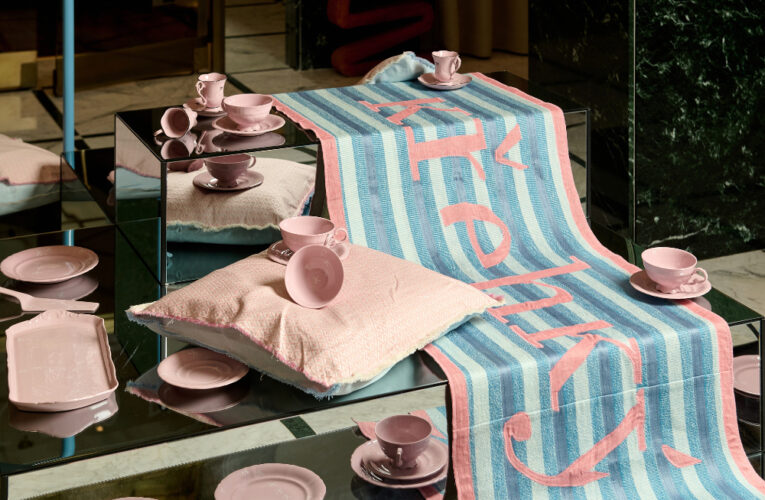 Nová pop-up kolekce porcelánu Dolores galerijní značky Křehký     a designérky Lindy Pro v hotelu Almanac X Alcron Prague