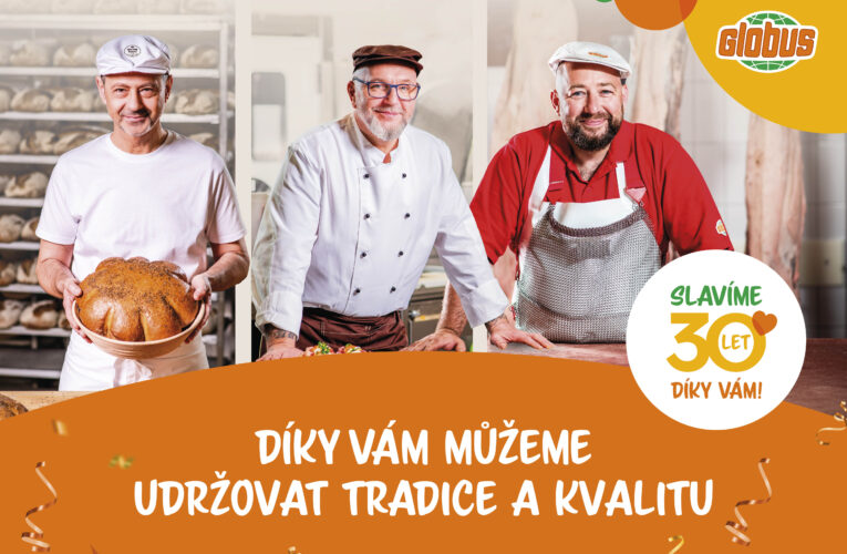 Globus slaví 30 let v Česku: Chce předat výhry za miliony a společně se zákazníky věnovat 30 aut handicapovaným
