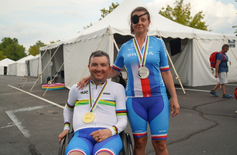 Patrik Jahoda mistrem světa v časovce, Pavlína Vejvodová stříbrná!