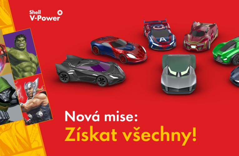 MARVEL RACERS PŘICHÁZEJÍ NA SHELL